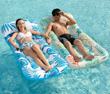 Jasonwell Inflatable Pool Float Lounge - Pool Floaties Rafts for Adults Floating Pool Lounger Sun Tanning Floats Cool Water Floaty for Swimming Pool Lake Float Beach Pool Party Toys - Jasonwell